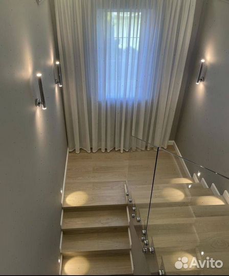 Стеклянные перила для лестниц