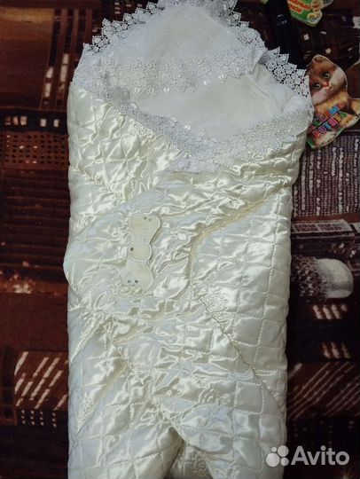 Конверт одеяло на выписку весна осень