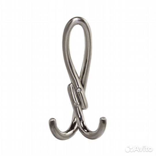 Крючок мебельный хром