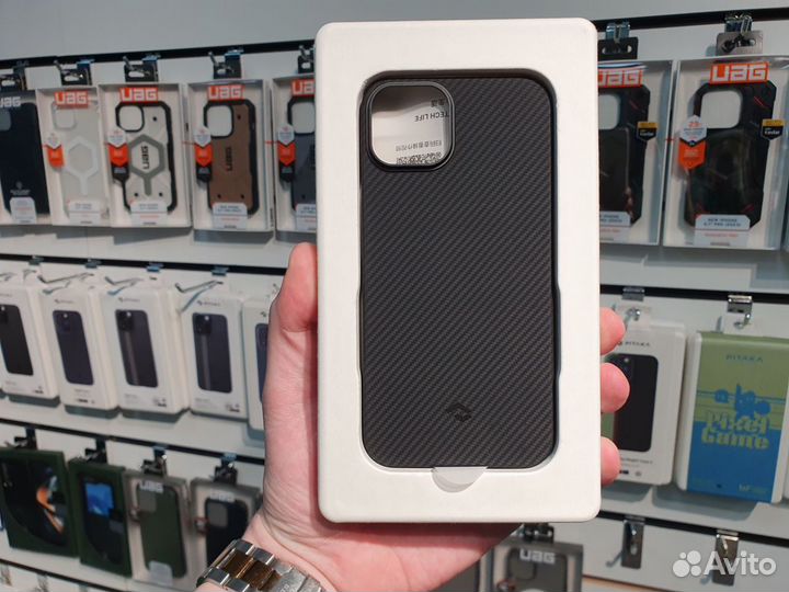 Чехол Pitaka MagEZ Case 3 Kevlar iPhone 14 / 13