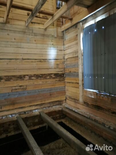 Сруб дома на разбор