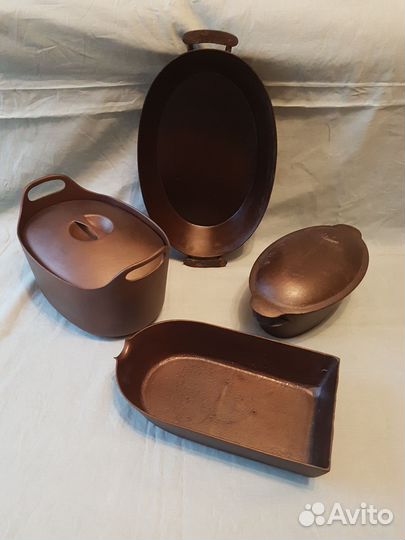 Старинная жаровня, утятница СССР, Куса