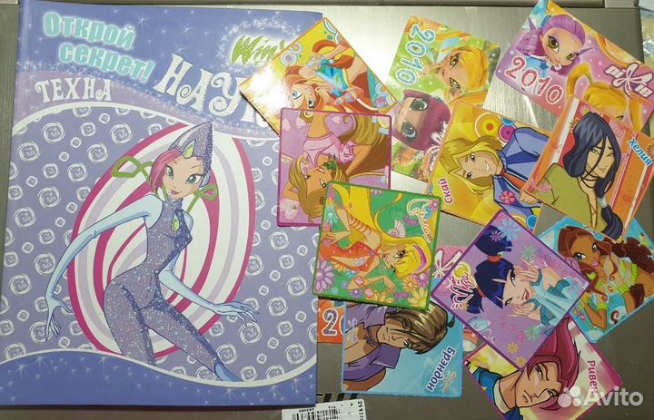 Книги по рисованию аниме, журналы Winx, Barbie