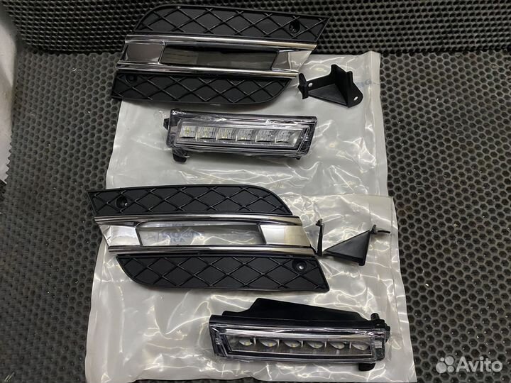 Детали переднего бампера Mercedes ML W164 рест