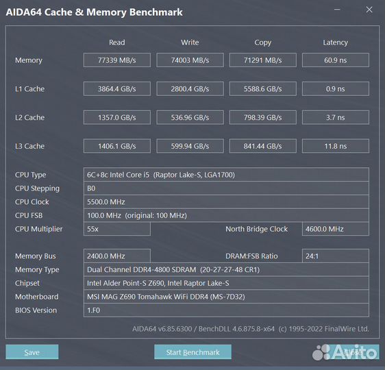 MSI MAG Z690 tomahawk wifi DDR4