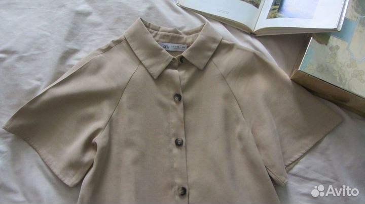 Платье-рубашка Zara размер 11-12 лет рост 152