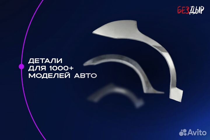 Ремонтная арка Dodge Caravan 3 правая