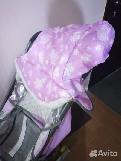 Детские санки коляска бу