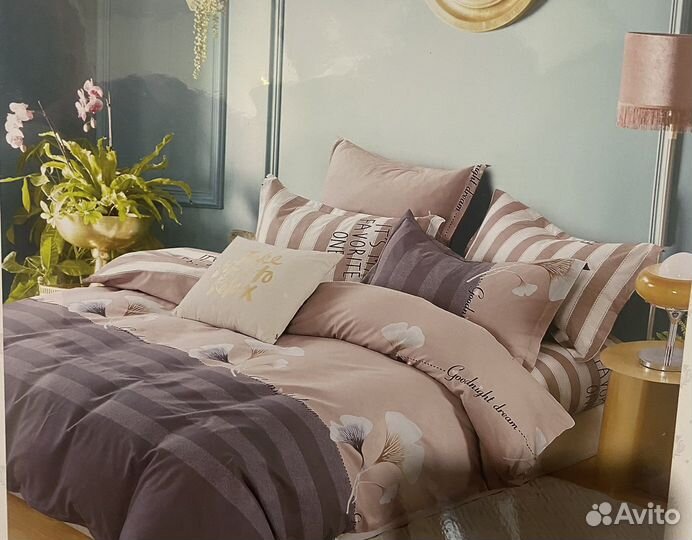 Белье постельное на резинке по кругу