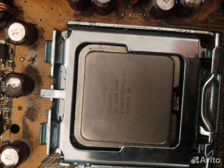 Материнская плата socket 775 + процессор