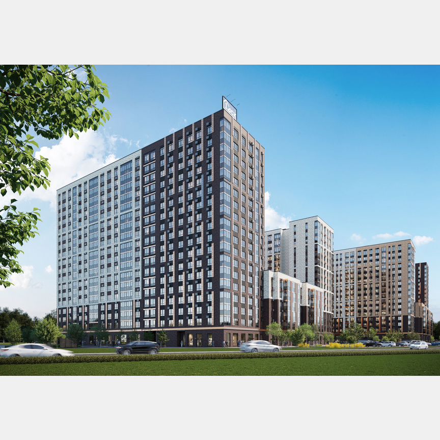 1-к. квартира, 55,9 м², 13/18 эт.