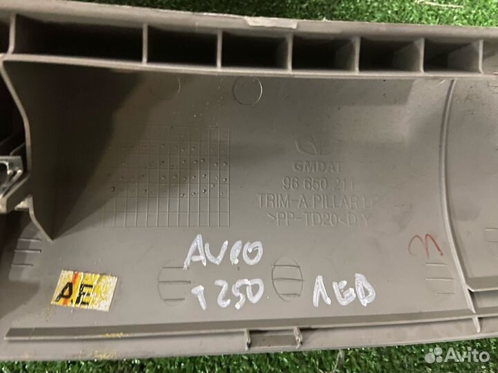 Обшивки передних стоек Chevrolet Aveo T250