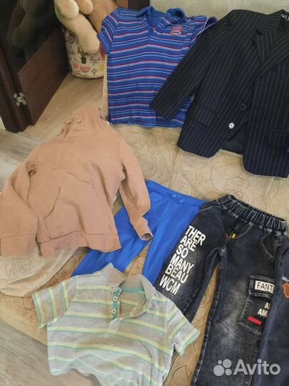 Детские вещи на мальчика пакетом 104-116