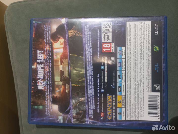 Продам Resident Evl 6 (ps4)