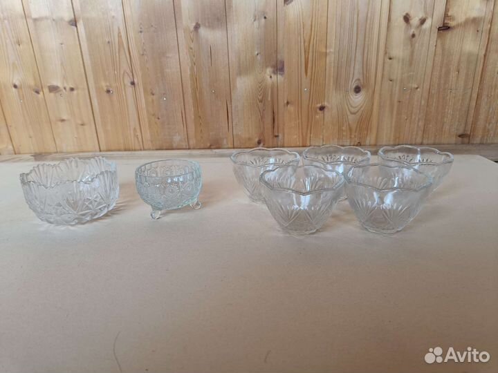 Конфетницы, джемницы, соусницы стекло