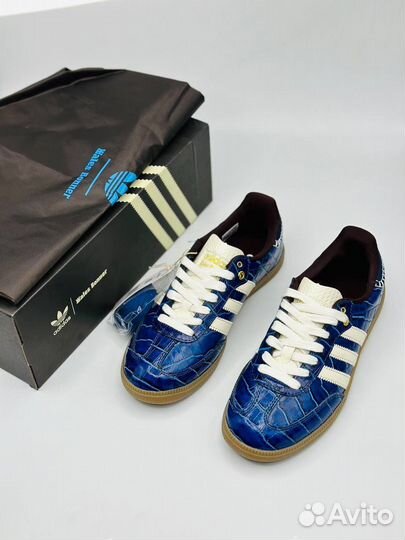 Кеды Adidas Samba Wales Bonner Navy Croc 36-40