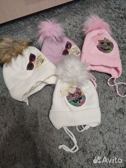 Шапка детская зимняя новая