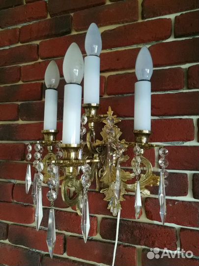 Старинный светильник (бронза)