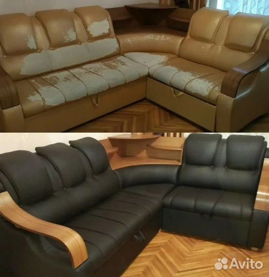 Перетяжка,ремонт мебели