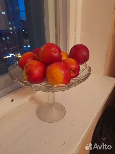 Ваза для фруктов на ножке СССР