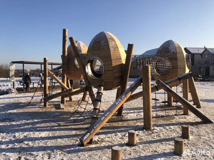 Монтаж мафов, детских и спортивных комплексов