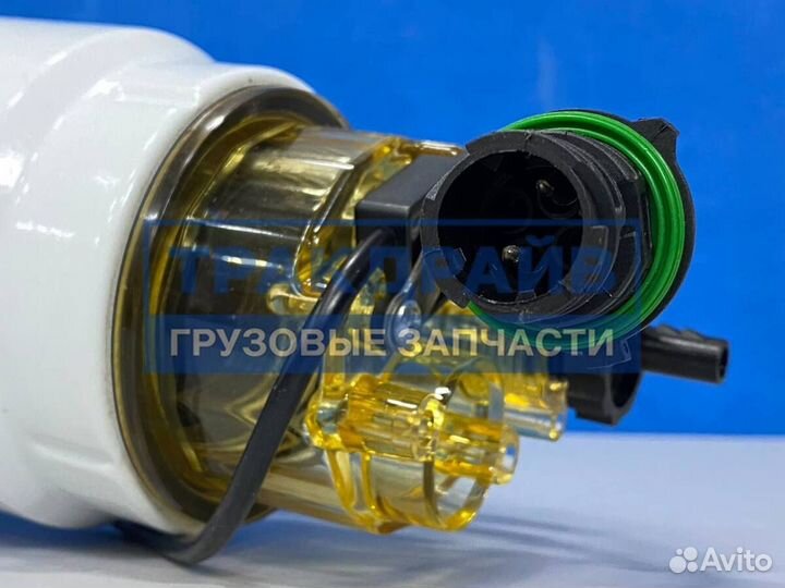 Фильтр топливный Даф хф95 105 в сборе с насосом и стаканом с подогревом