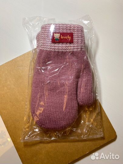 Новые зимние детские варежки