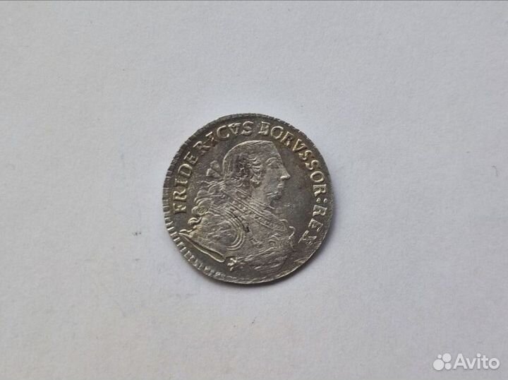 6 Грошей 1755 E Бранденбург-Пруссия Фридрих II