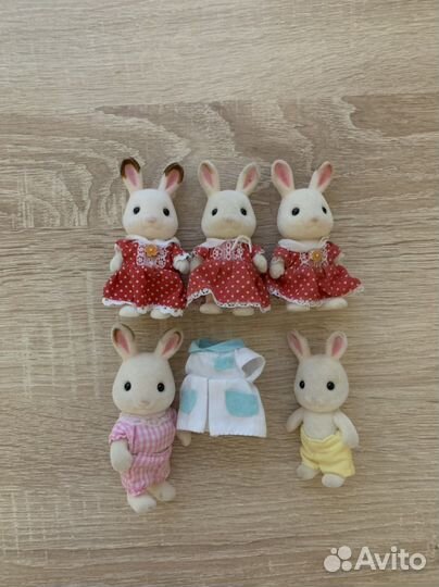 Sylvanian Families игрушки зайчики