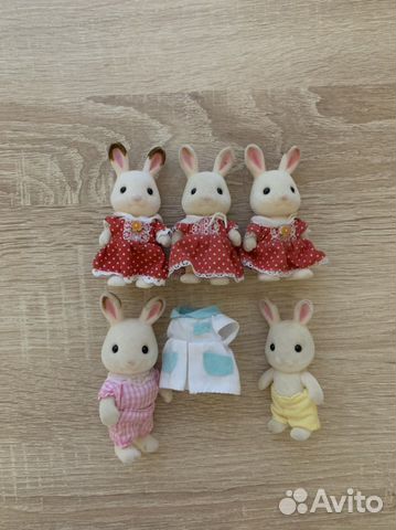 Sylvanian Families игрушки зайчики