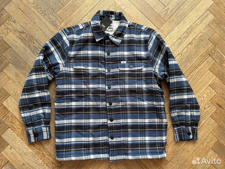 Lee Sherpa-Lined Overshirt оригинал новые