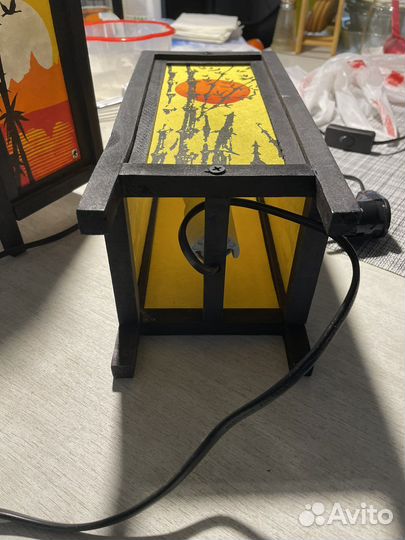 Светильник прикроватный в японском стиле