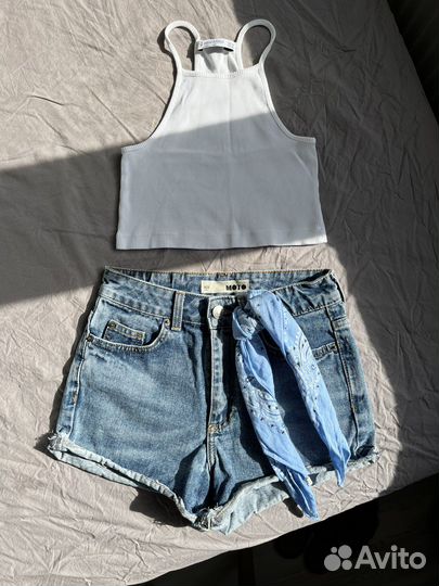 Джинсовые шорты Zara, Topshop, Miss Selfridge