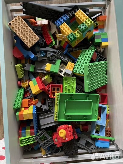 Lego duplo грузовой поезд