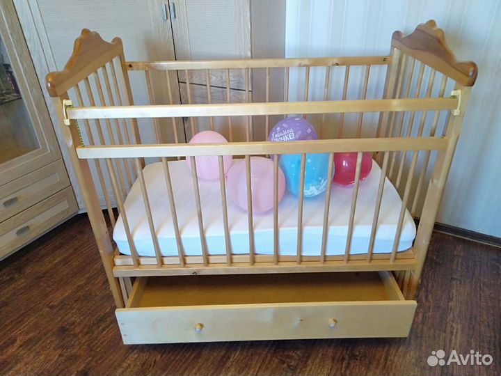 Кровать+матрац+бортики+постельное белье