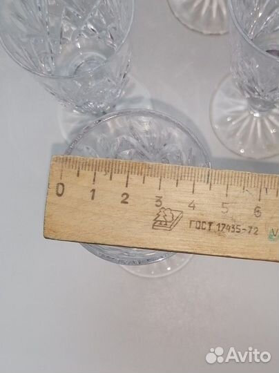 Хрустальные рюмки на ножке СССР