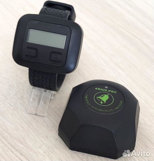 Комплект часы официанта и кнопка вызова персонала