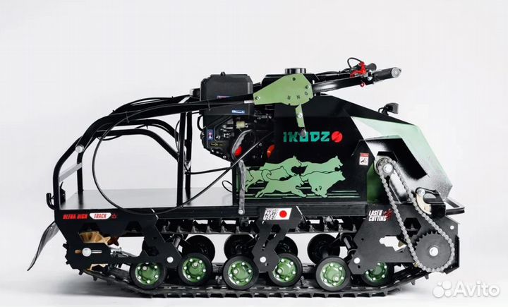 Мотобуксировщик ikudzo-robin-subaru terrain 1500/7