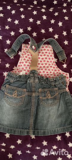Джинсовый сарафан 92 размер
