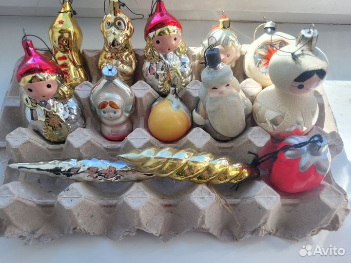 Елочные игрушки СССР