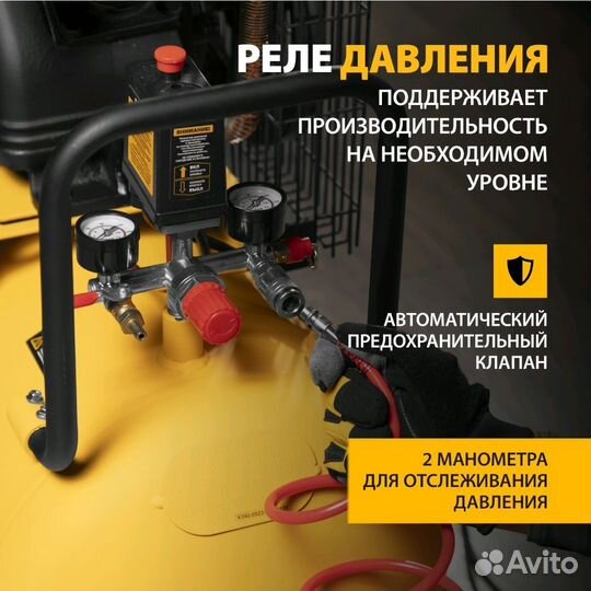 Новый Компрессор воздушный Denzel BCV 2200/100