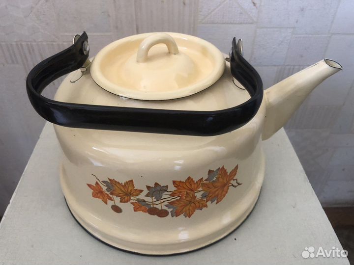Чайник эмалированный 3,5л новый СССР