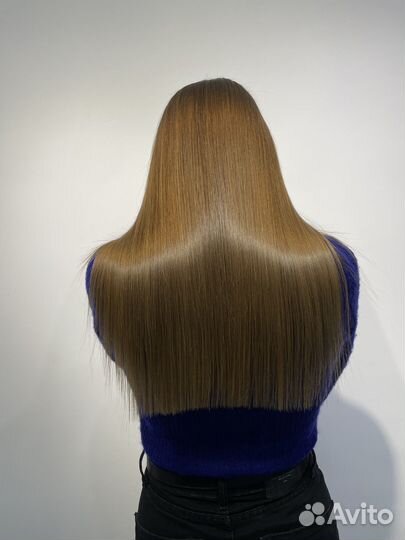 Кератиновое выпрямление волос