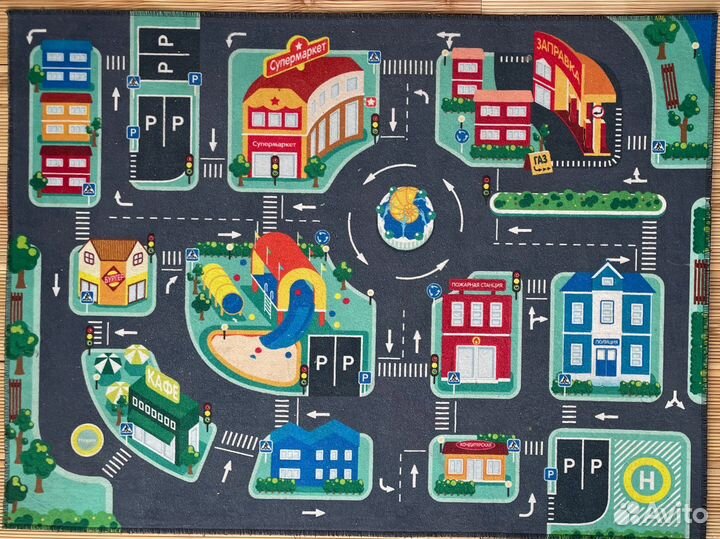 Игровой детский коврик с подсветкой