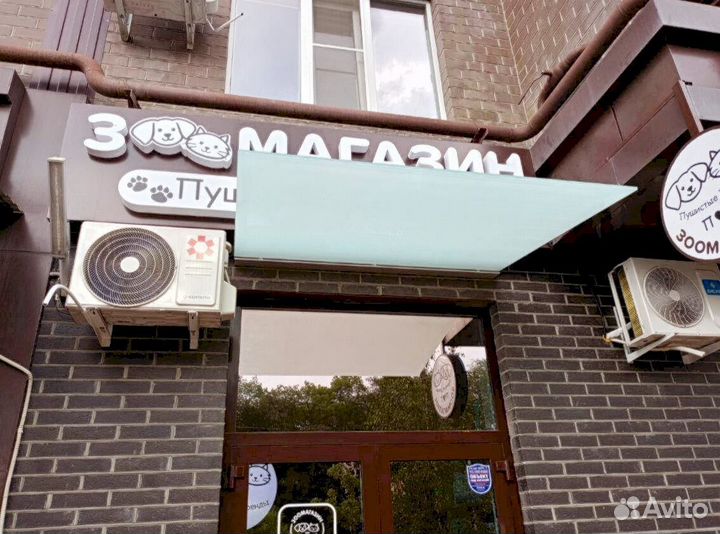 Козырек из стекла