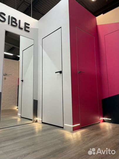 Межкомнатные скрытые двери в наличии и на заказ