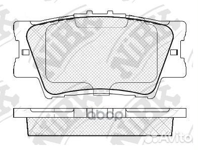 Колод. торм. диск. NiBK PN1522 PN1522 NiBK