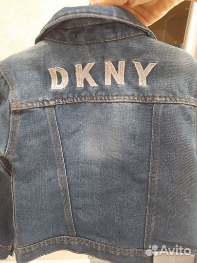 Джинсовая куртка dkny и рубашка carters