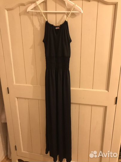 Платье длинное чёрное