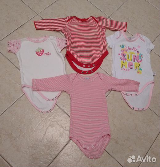 Одежда пакетом для девочки 62-74